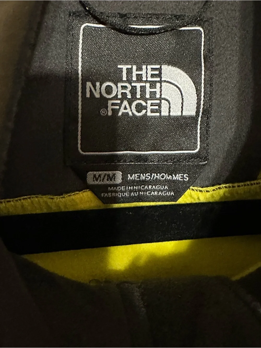 The North Face Men's Apex Bionic Vest With Yellow Logo Size Medium